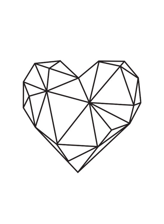 Diamond Heart Poster