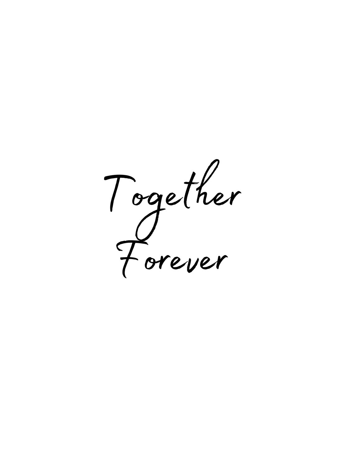 Together Forever Poster