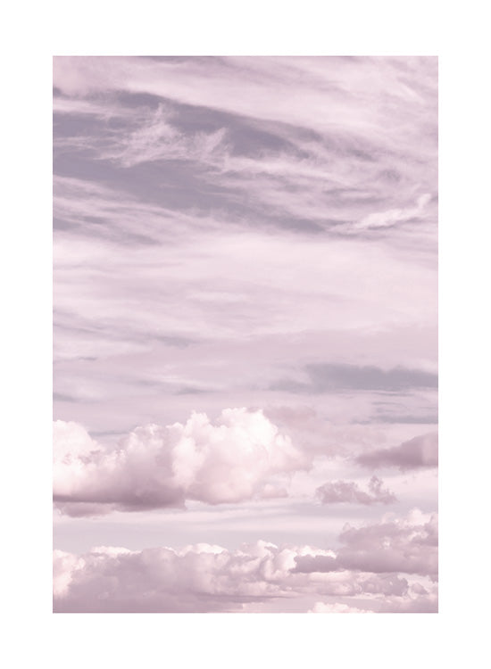 Purple Clouds Poster